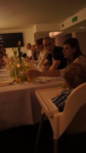 podczas obiadu w Studni - z perspektywy najmłodszego Kacpra