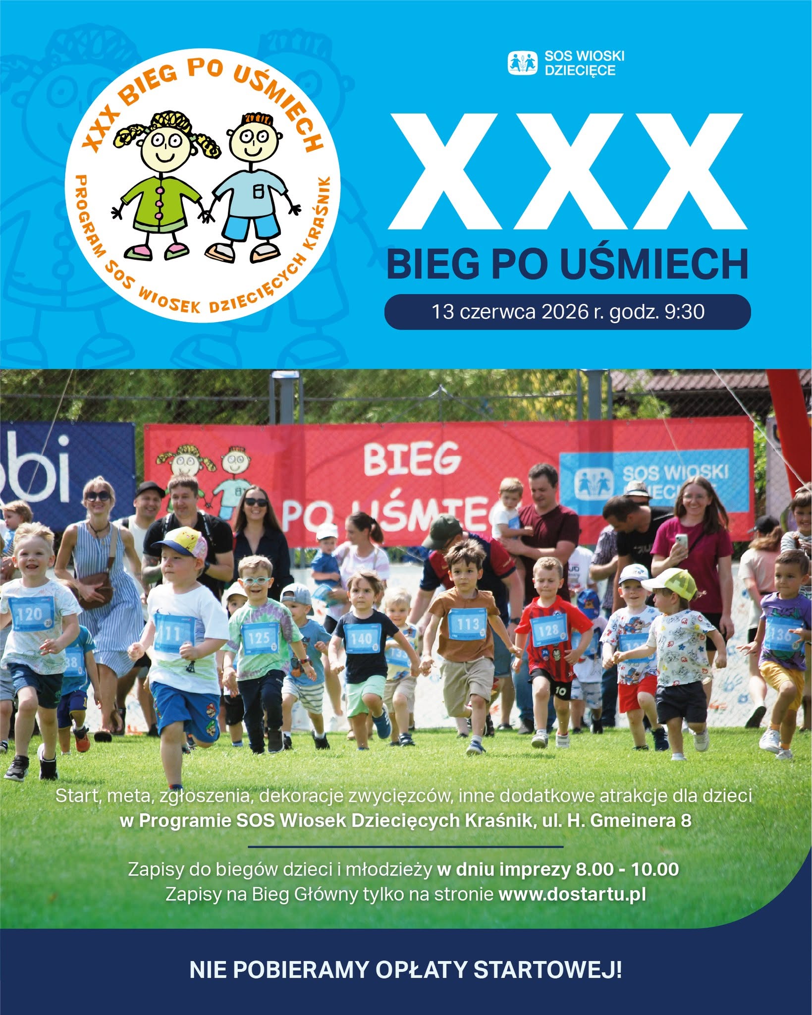 Uśmiech na mecie od 30 lat! Jubileuszowa XXX edycja Biegu Po Uśmiech w Kraśniku