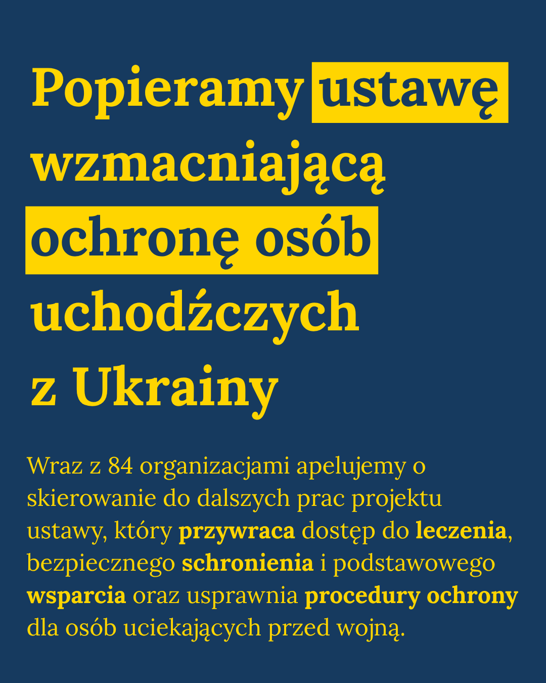Apel do Posłanek i Posłów o podjęcie społeczno-eksperckiego projektu ustawy, podpisanie go i złożenie w Sejmie.